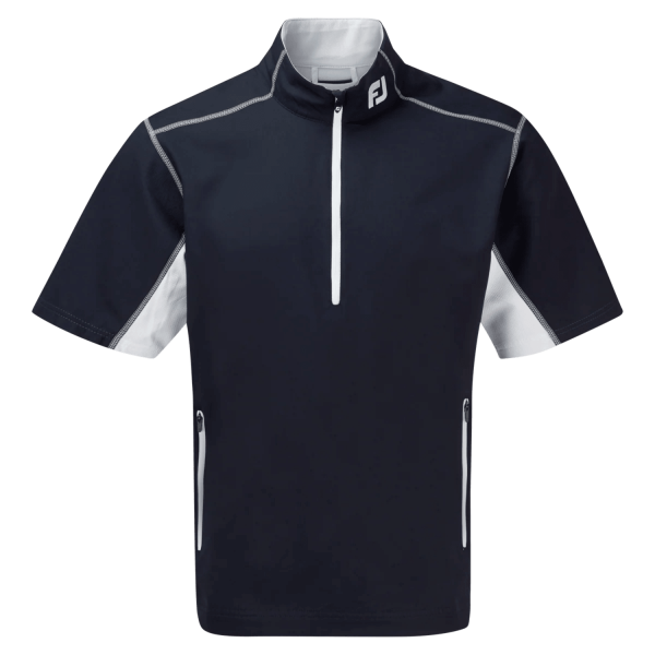 Footjoy Windshirt Fullzip Shortshleeve Herren navy