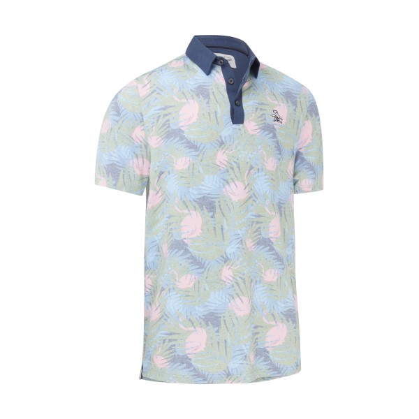 Original Penguin Golf Flamingo Print Polo Herren