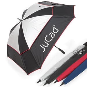 JuCad Teleskopschirm Windproof 