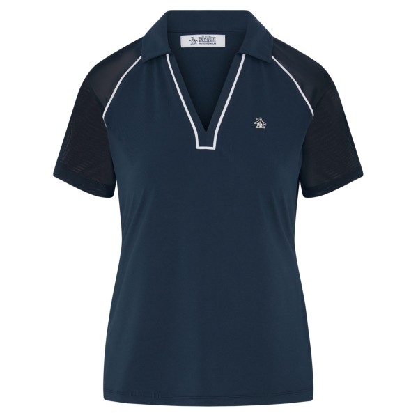 Original Penguin Golf SS V NECK COLOR BLOC SHIRT - Damen