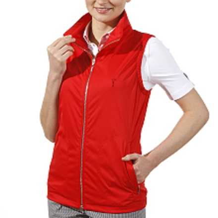 Golfino Micro Waistcoat Damen rot