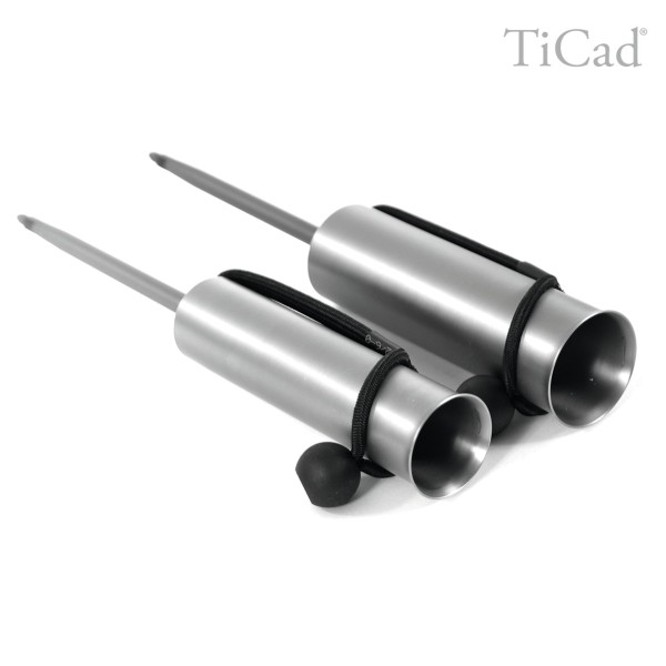 TiCad Schirmhalter aus Titan und Aluminium (36 mm Durchmesser 305 mm lang)
