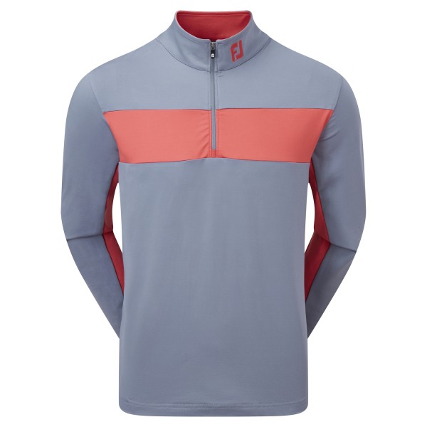 Footjoy Engineered Chest Stripe Chill-Out Half Zip Pullover Mens