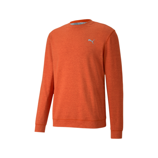 Puma Cloudspun Crewneck Pullover Herren orange