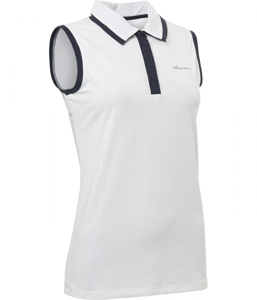 Abacus TARA Sleeveless Polo Damen weiß