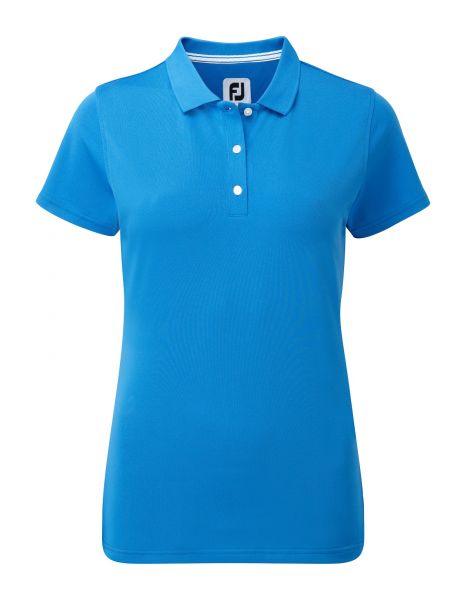 Footjoy Stretch Pique Solid Polo Damen cobaltblau