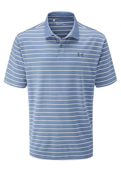 Under Armour Performance Polo 2.0 Divot Stripe Herren blau