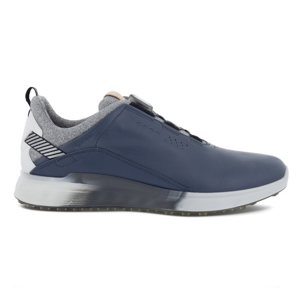 Ecco Golf S-Three BOA Golfschuh Herren blau