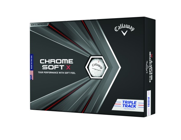 Callaway Chrome Soft X TripleTrack 2020 12Stk. Bälle