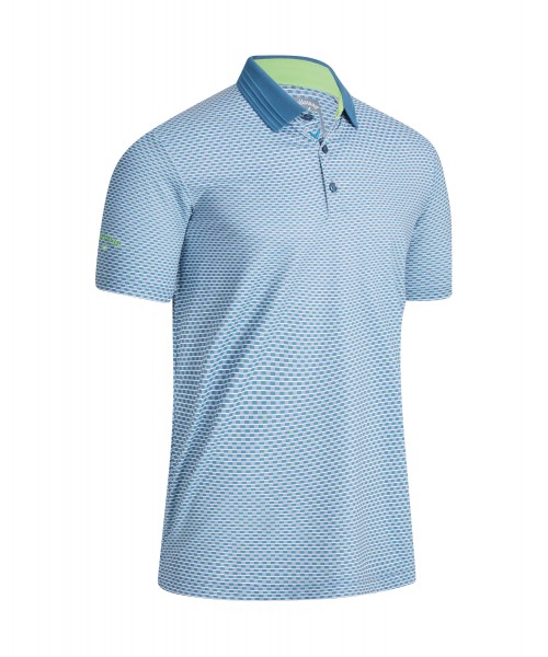 Callaway All Over Chev Grid Polo Herren