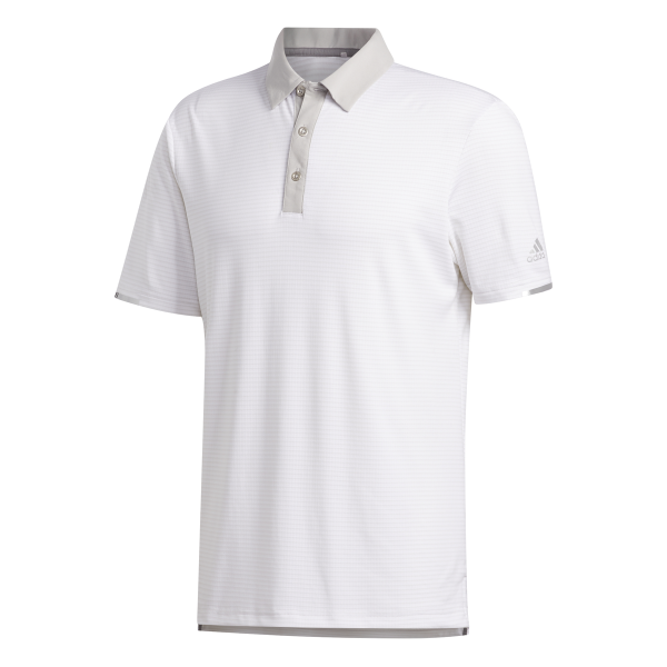 adidas Heat Ready Stripe Polo Herren weiß
