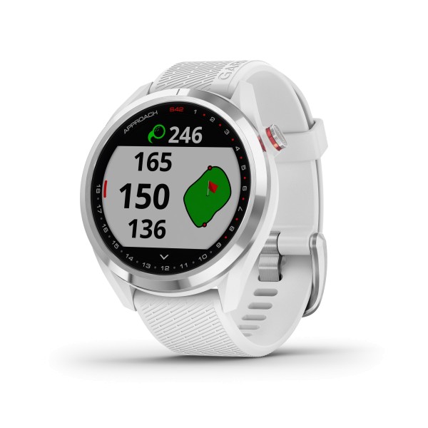 Garmin Approach S42 GPS Entfernungsmesser Uhr weiß/silber