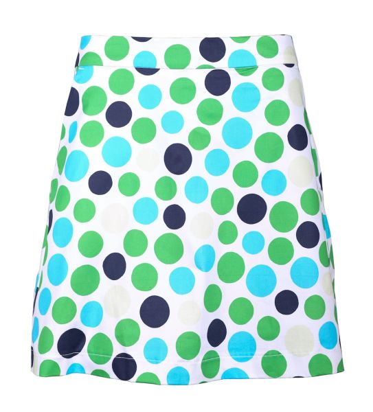 Girls Golf Polka Dot Skort Damen grün/blau
