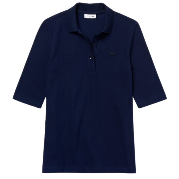 Lacoste Slim Fit Baumwoll Polo Damen navy