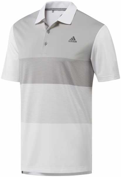 Adidas Ultimate Color Block Polo Herren weiß/grau