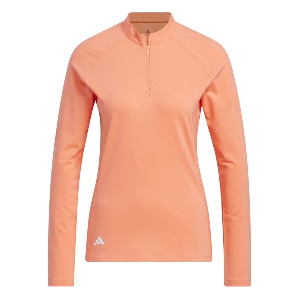 adidas 1/4-Zip Long Sleeve Golf Polo Damen