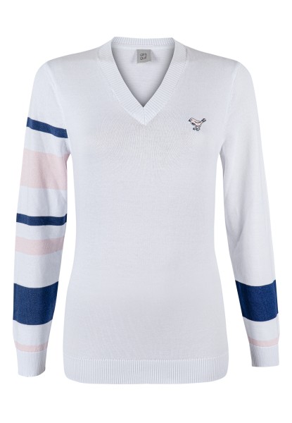 Girls Golf Love Ringlets V-Sweater Damen