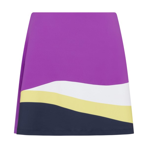 Original Penguin Golf Colorblock Skort Damen XS lila/weiß/navy