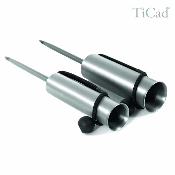 TiCad Schirmhalter aus Titan und Aluminium XXL (43 mm Durchmesser, 390 mm lang)