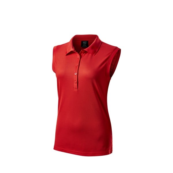 Wilson Staff Authentic Sleevless Polo Damen rot