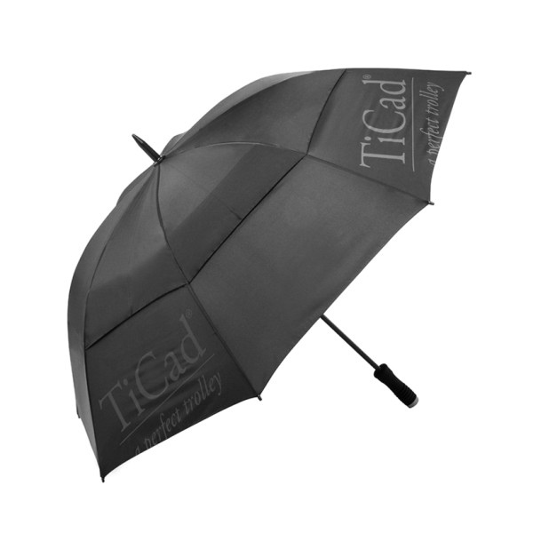 TiCad WindBuster XXL Regenschirm schwarz