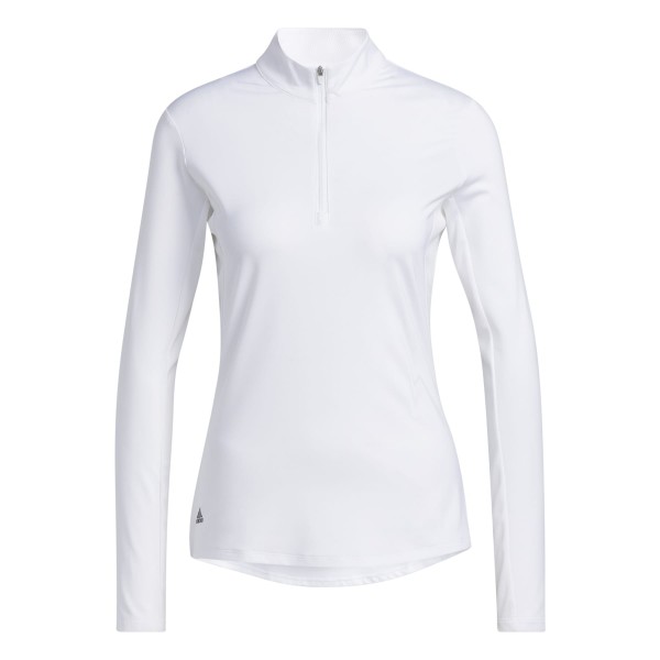 polo adidas Solid de manga larga, Mujer