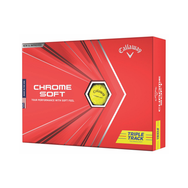 Callaway Chrome Soft TripleTrack 2020 12Stk. Bälle