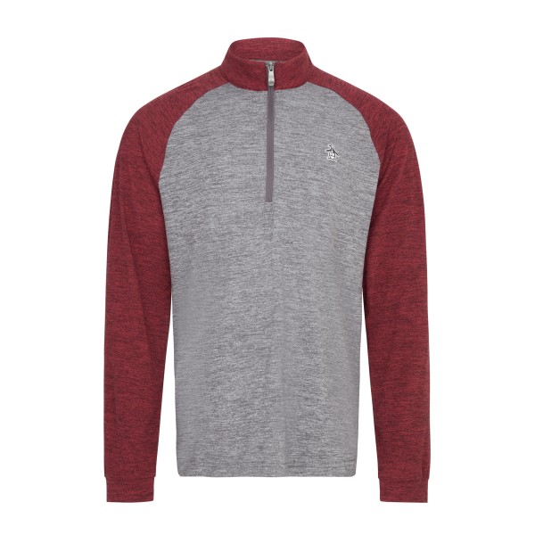 Original Penguin LW 1/4Zip Raglan Pullover Herren