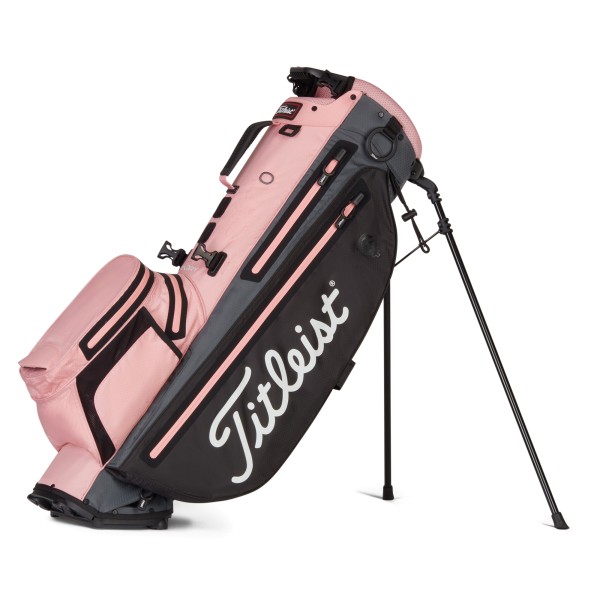 Titleist StaDry Players 4+ Standbag schwarz/pink/grau