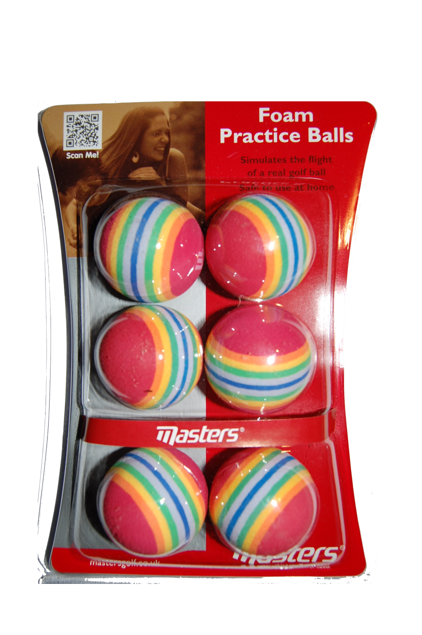 MASTERS Schaumstoff Übungsbälle Bunt