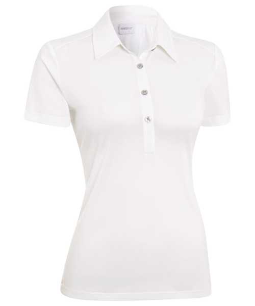 Adidas Ashworth Performance EZ-SOF Solid Short Sleeve Polo Damen weiß