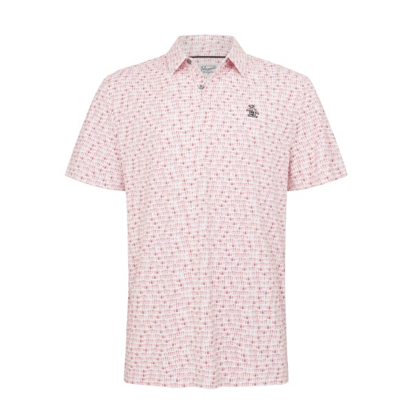 Original Penguin HAVE A BEER PRINT Polo Herren