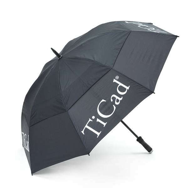 TiCad Windbuster Regenschirm schwarz