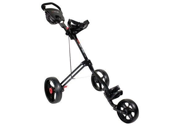 Masters 5 Series 3 Wheel Push Trolley schwarz