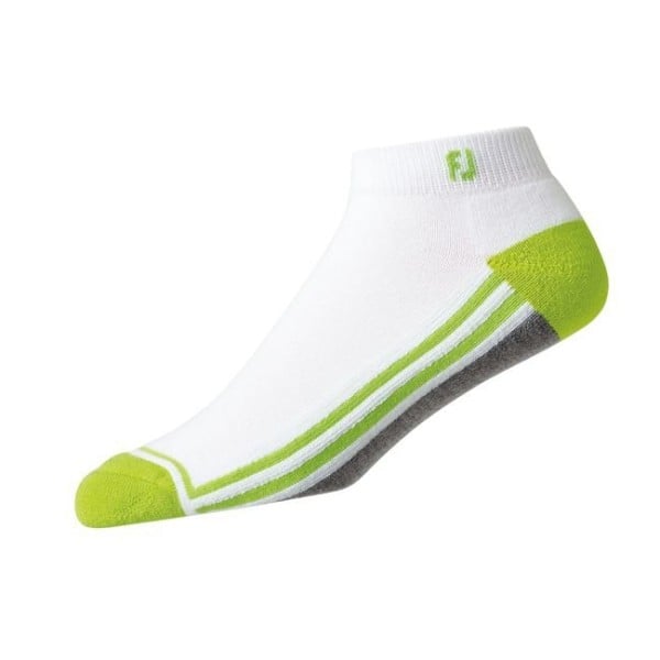 Footjoy ProDry Sport Fashion Socken Herren weiß/grau/lime 