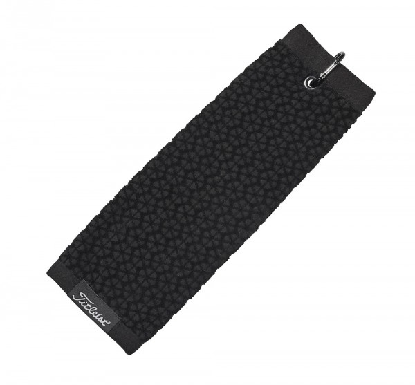 Titleist Tri-Fold Cart Handtuch schwarz