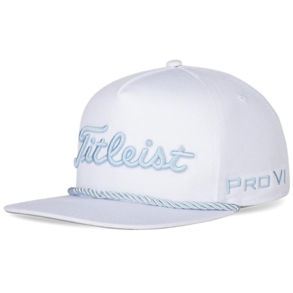 Titleist Tour Rope Flat Bill Cap Herren weiß