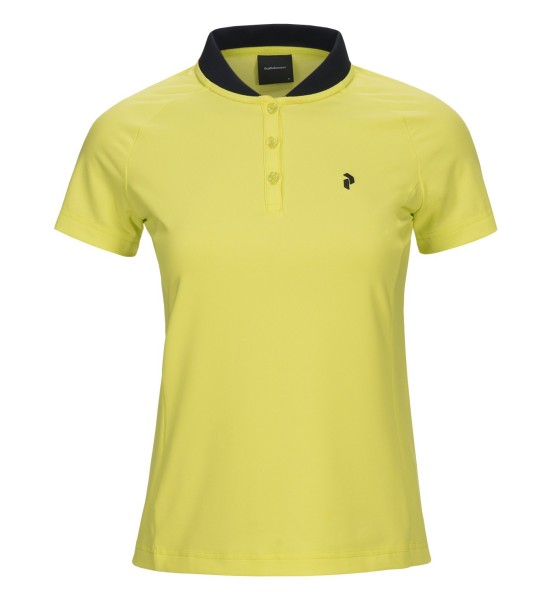 Peak Performance CHRONIC Polo Damen gelb