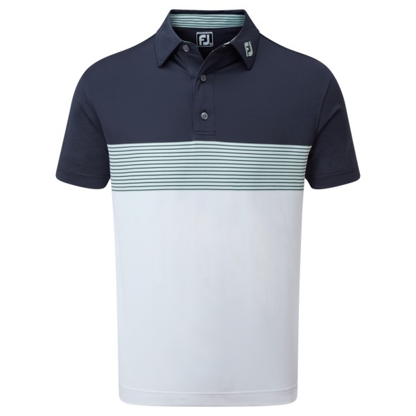 Footjoy Colour Block Pique Polo Herren