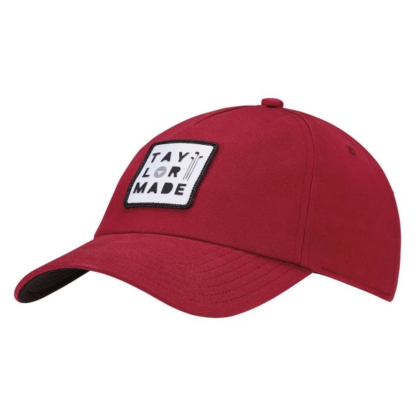 TaylorMade Lifestyle 5Panel Snapback Cap Herren rot