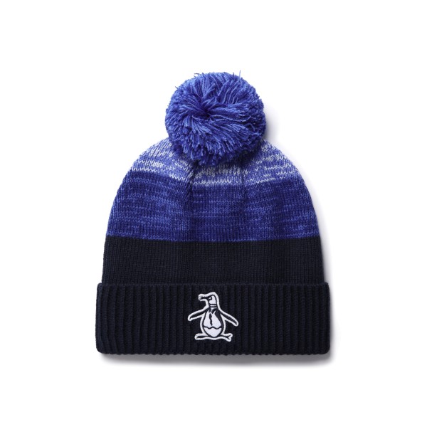 Original Penguin Golf RIPP CUFF POM BEANIE schwarz