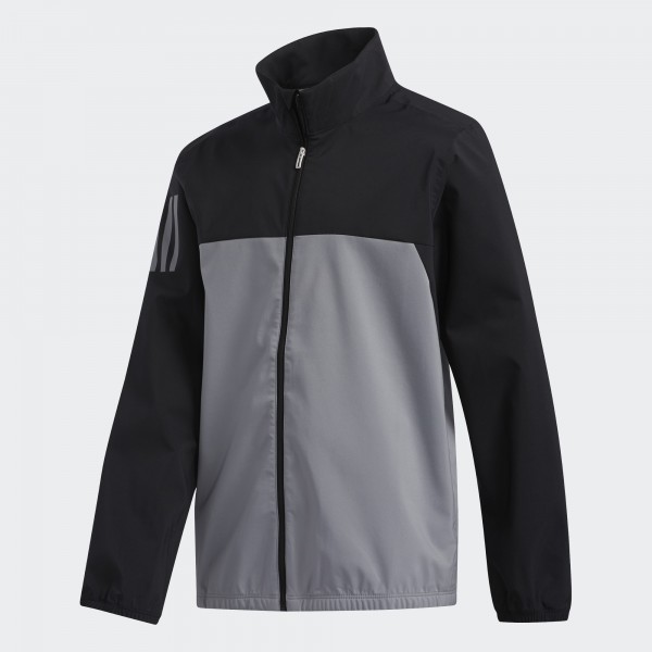 adidas Provisonal Rain Jacket Jungen schwarz