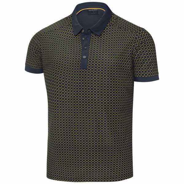 Galvin Green MONTE V8+ Polo Herren navy/gelb