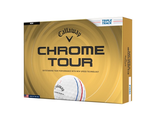 Callaway CHROME TOUR26 TRIPLETRACK Golfbälle 12Stk.
