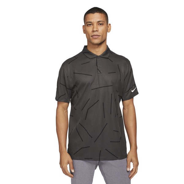 Nike Dri-FIT Tiger Woods Golf Polo Herren grau/schwarz