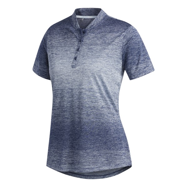 adidas Gradient Short Sleeve Polo Damen blau