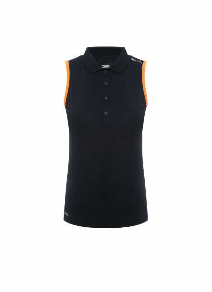 Colmar Solid Polo Sleeveless Damen navy