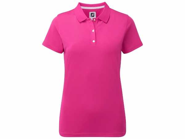Footjoy Stretch Pique Poloshirt Damen pink