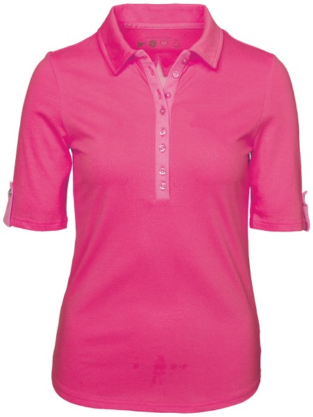 Girls Golf Serafina shortsleeve Polo Damen pink
