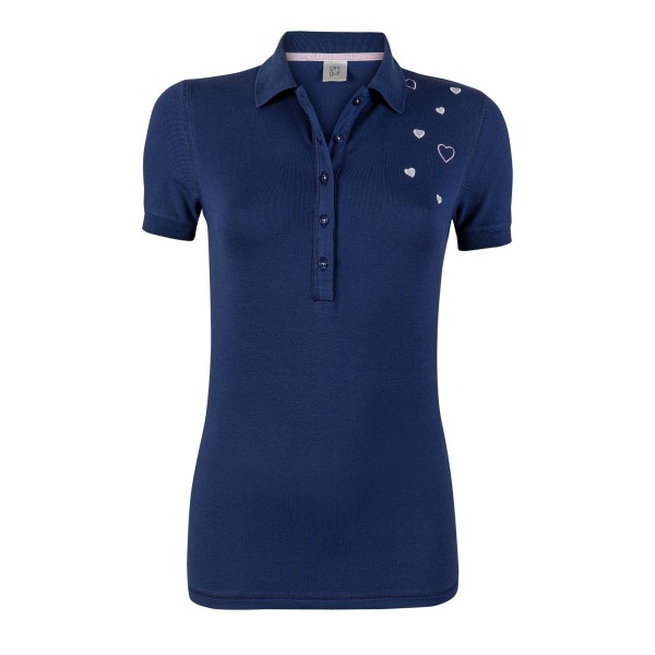 Girls Golf Blue Weekend Polo Damen